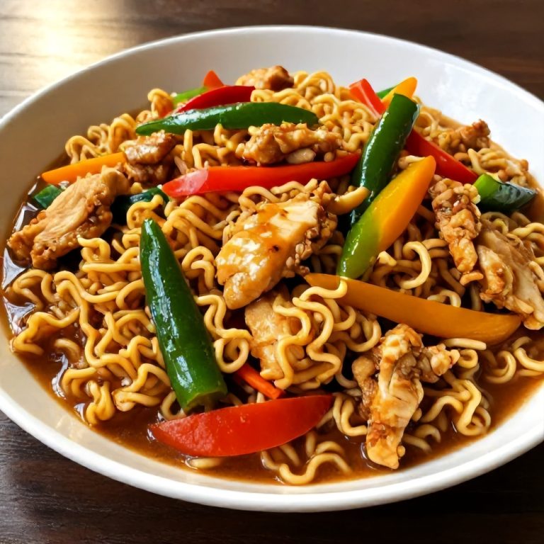 Easy Chicken Ramen Stir Fry