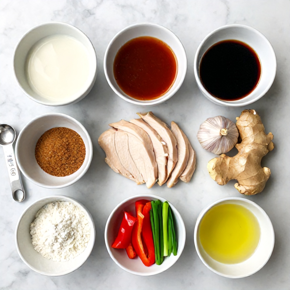 Ingredients for Easy Coconut Chicken