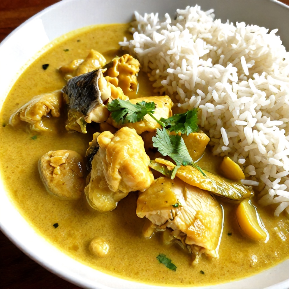 Easy Coconut Lime Fish Curry