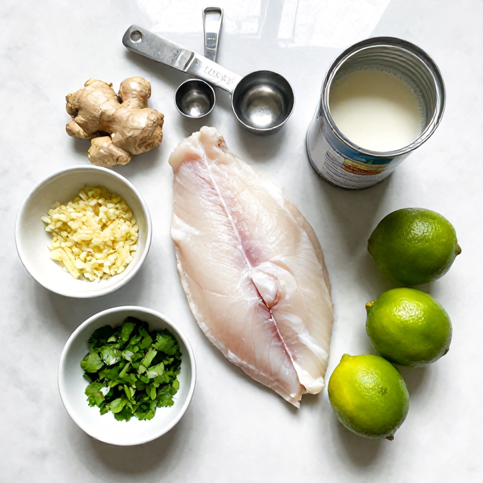 Coconut Lime Fish Curry Ingredients