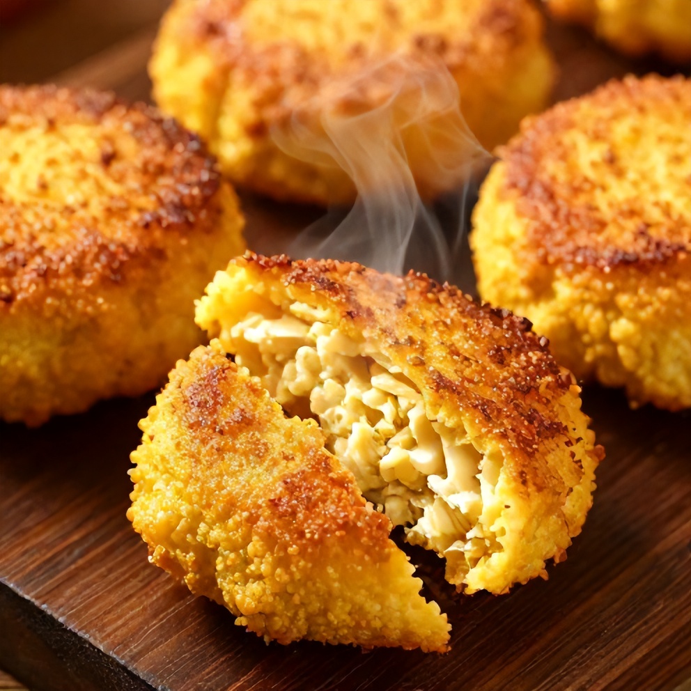 Easy Cornbread Stuffing Crab Cakes