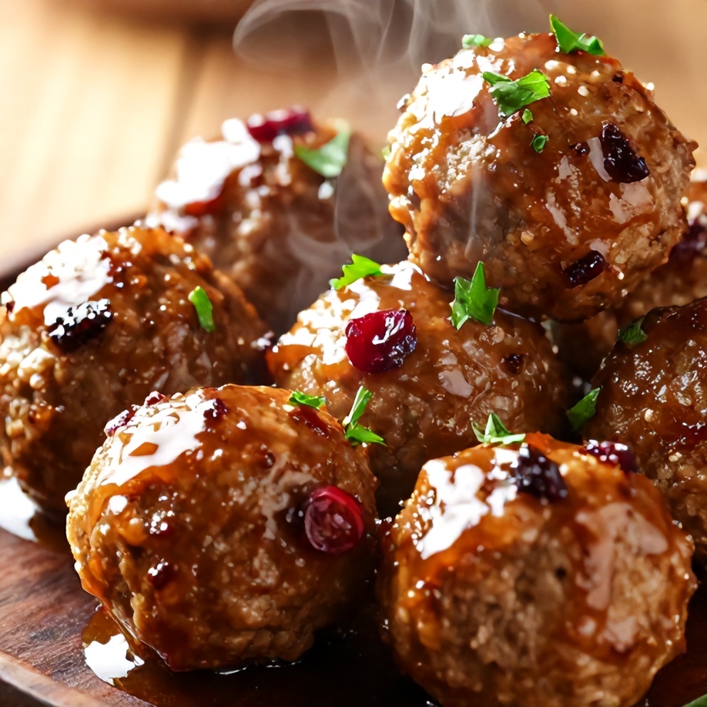 Easy Cranberry Meatballs