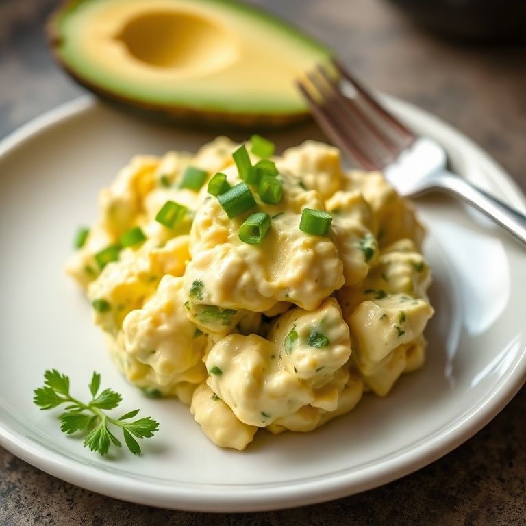 Creamy Avocado Egg Salad for Easy Lunch