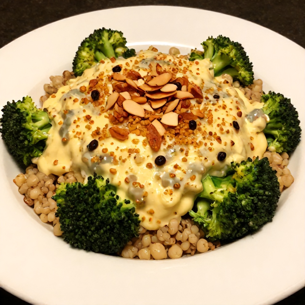 Broccoli Quinoa Bake Ready to Serve