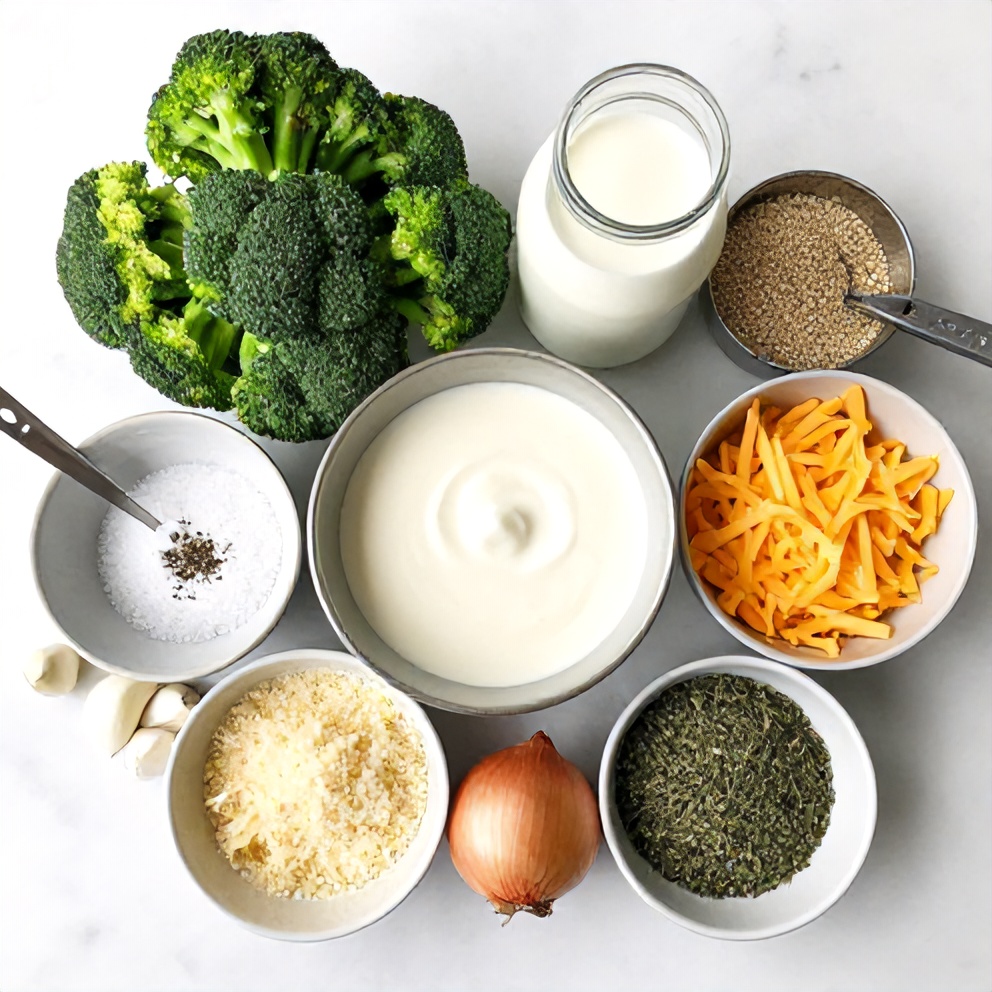 Broccoli Quinoa Bake Ingredients