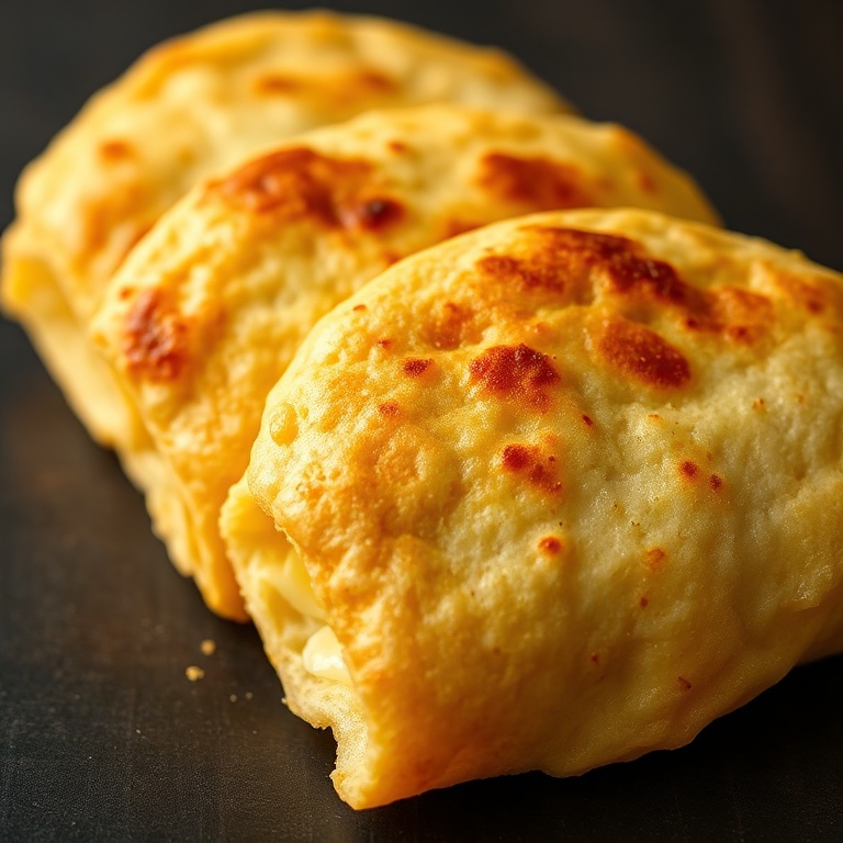 easy crispy cheese arepas