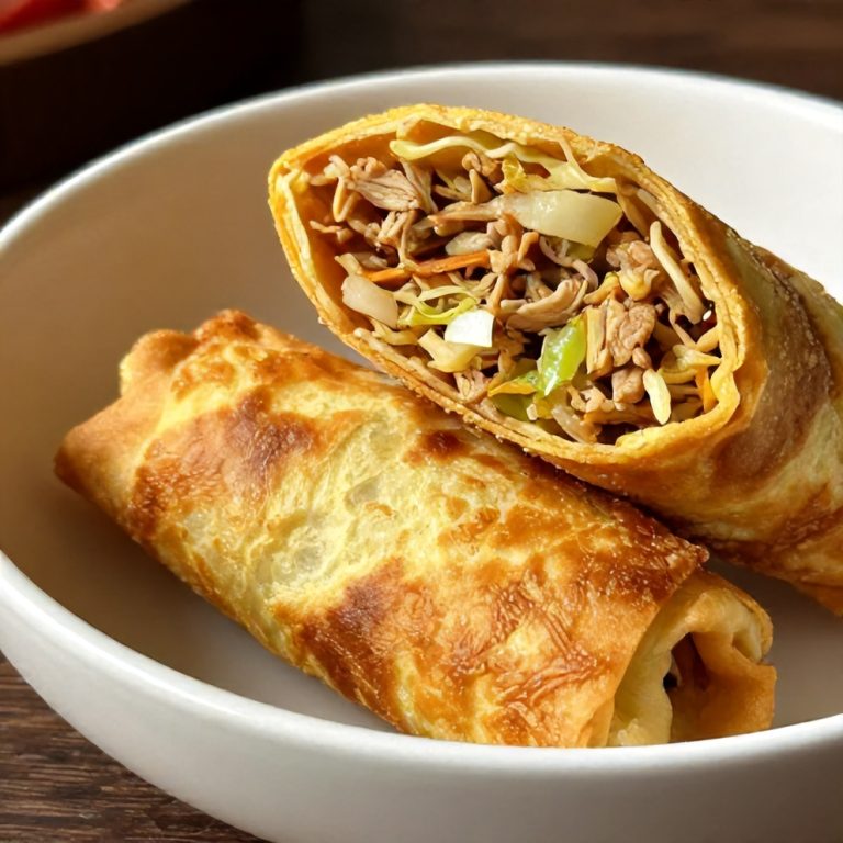 easy egg roll in a bowl