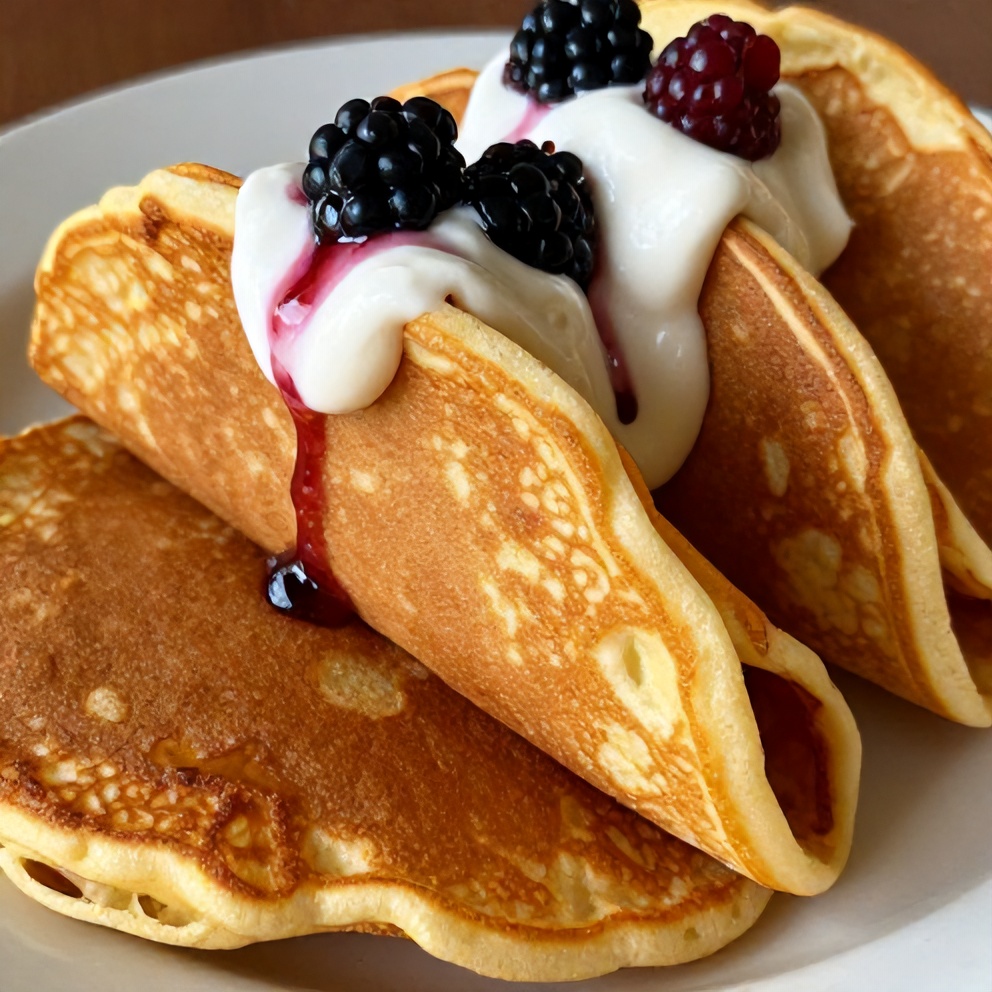 easy pancake tacos