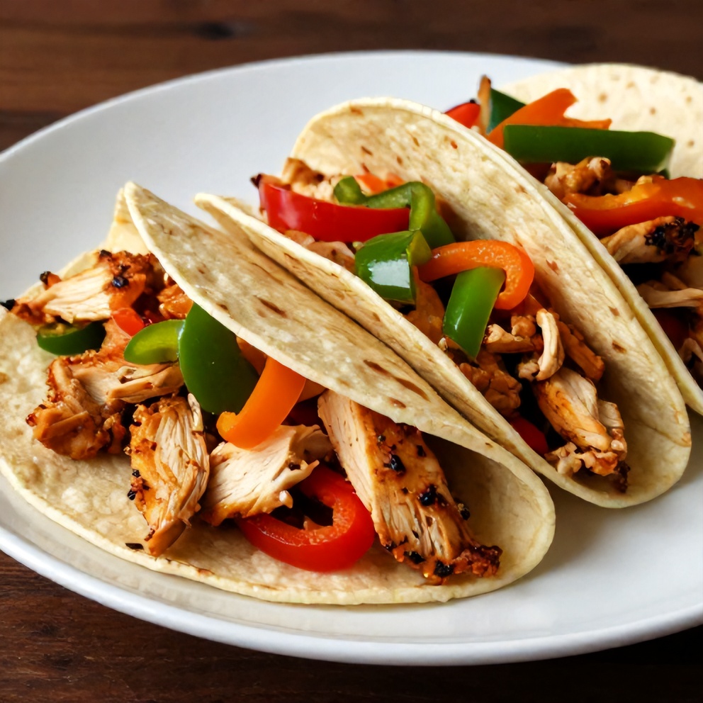 Easy Crockpot Chicken Fajitas