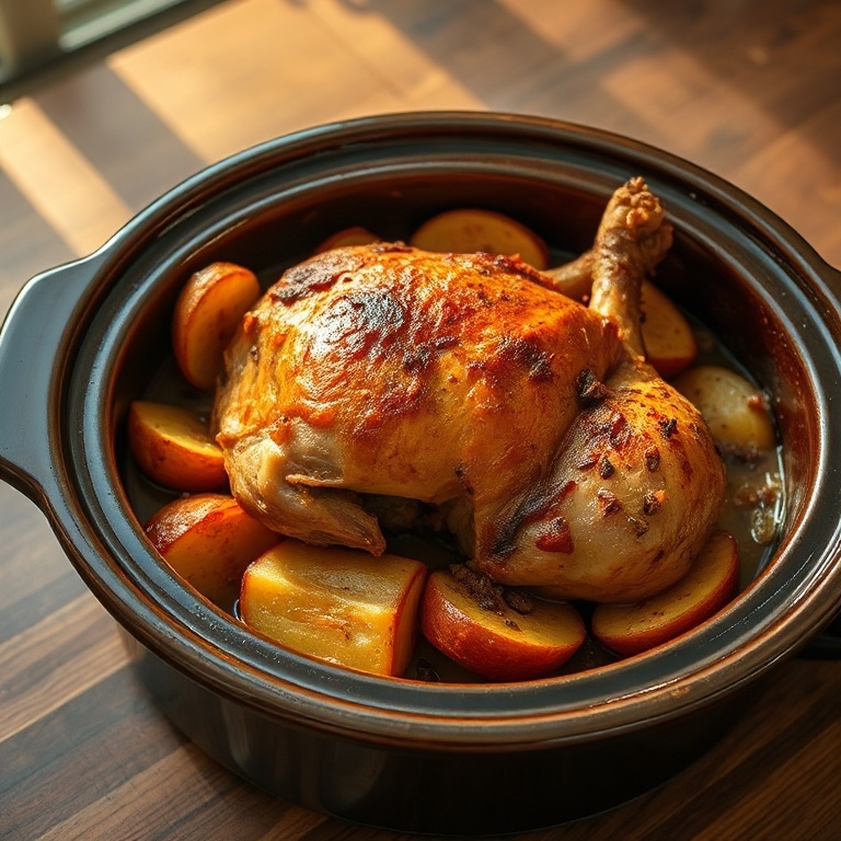 easy crockpot chicken pot roast