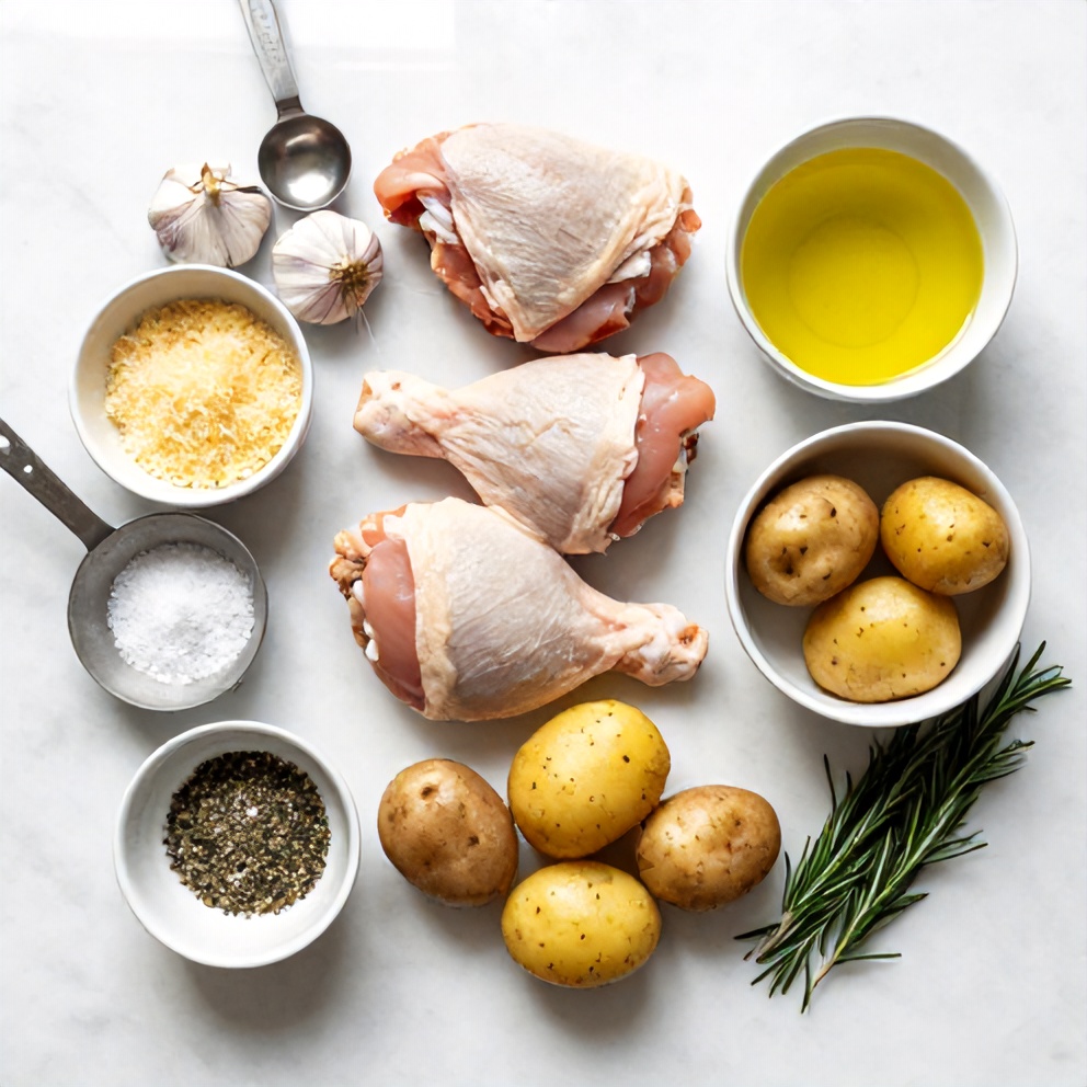 Crockpot Garlic Parmesan Chicken Ingredients