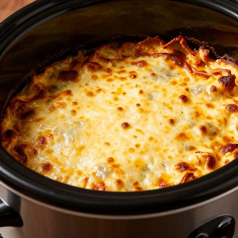 Easy Crockpot Lasagna