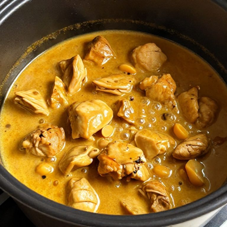 Easy Crockpot Thai Peanut Chicken