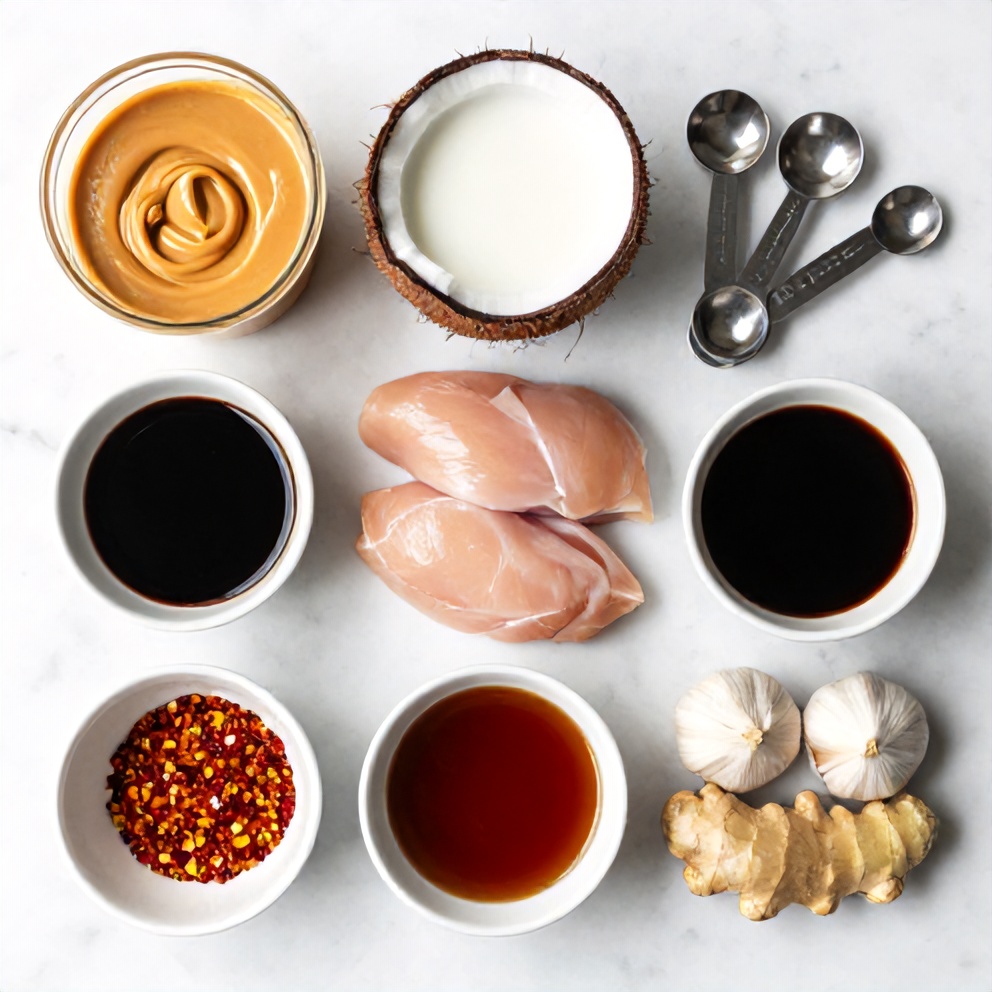 Thai Peanut Chicken Ingredients