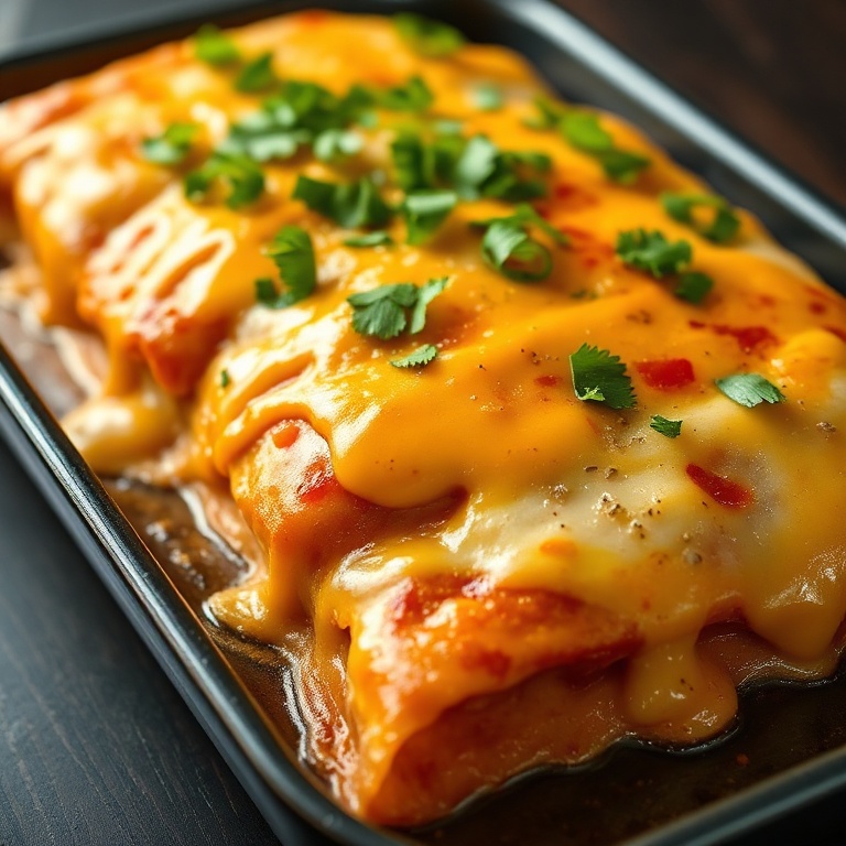 Easy High Protein Chicken Enchiladas