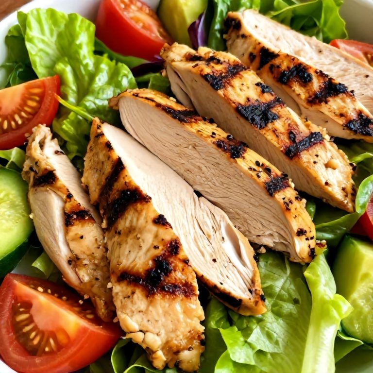 high protein grilled chicken cobb salad
