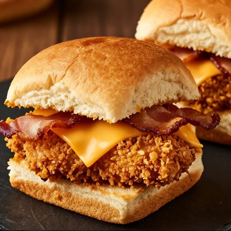 Easy Honey Mustard BLT Chicken Sliders