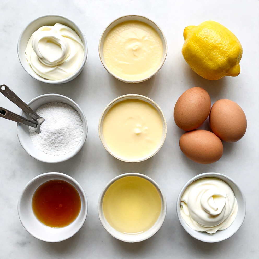 Keto Lemon Cheesecake Cups Ingredients