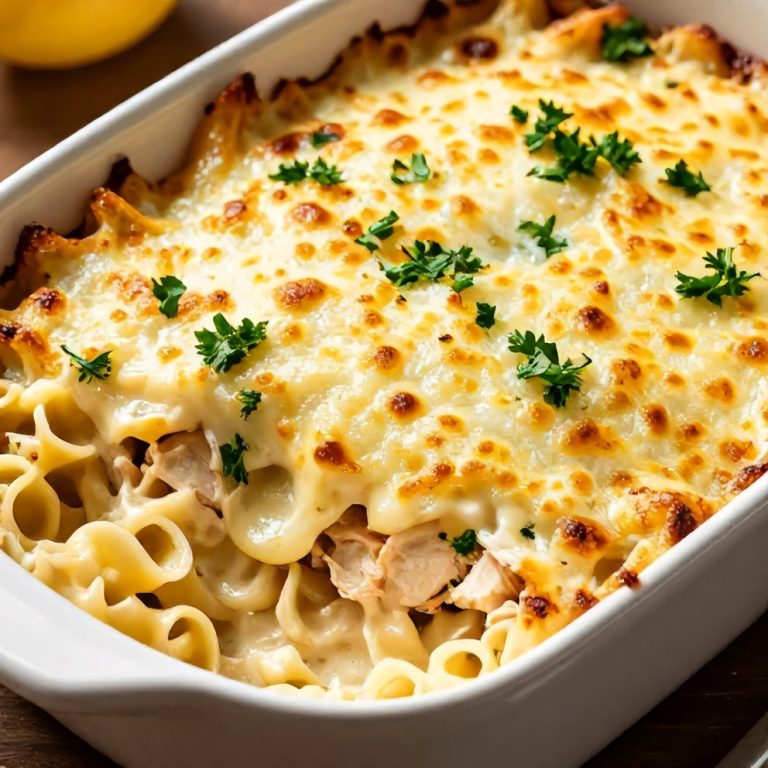 Lemon Chicken Pasta Bake