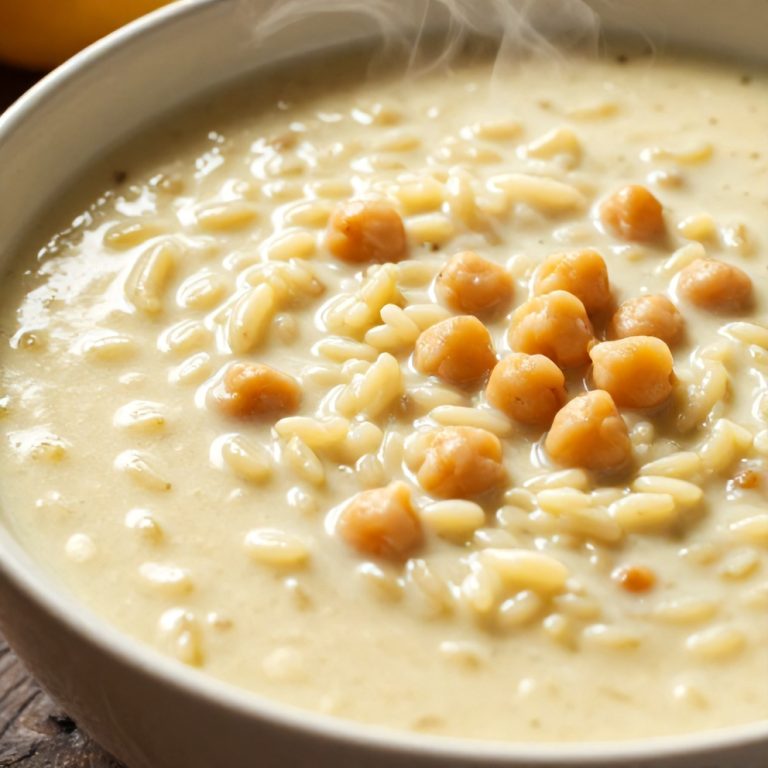 Easy Lemon Chickpea Orzo Soup