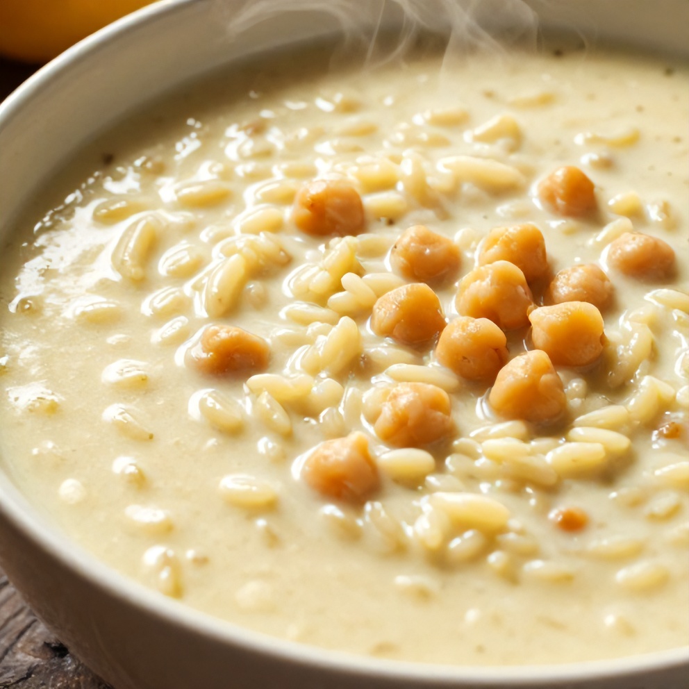 Easy Lemon Chickpea Orzo Soup