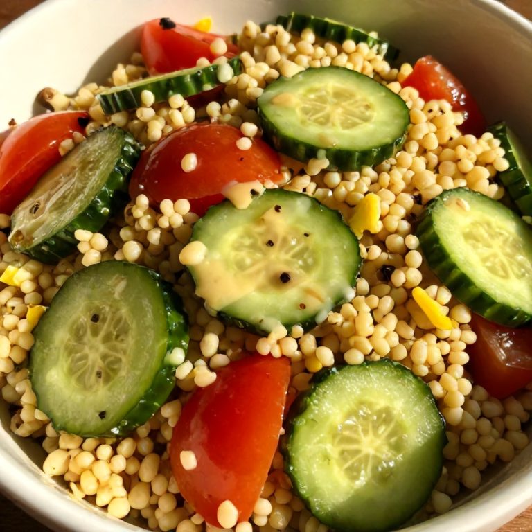Easy Lemon Cucumber Couscous Salad
