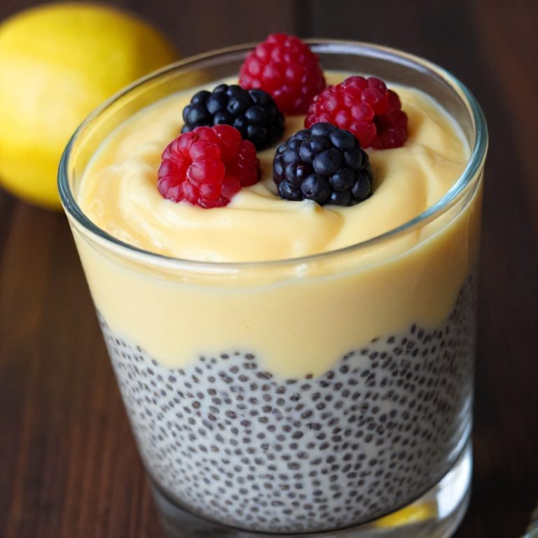 Easy Lemon Curd Chia Pudding
