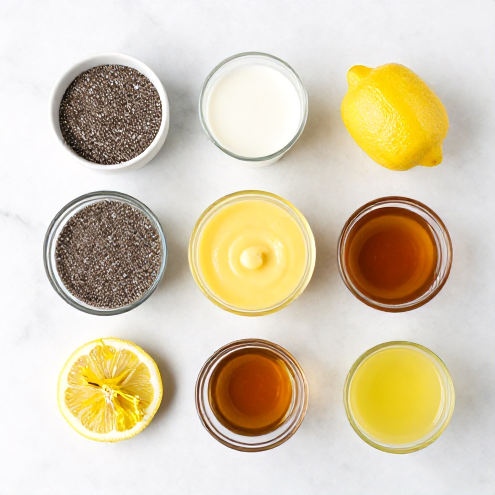 Lemon Curd Chia Pudding ingredients