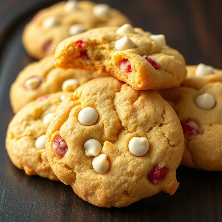 Easy Lemon Raspberry Cookies