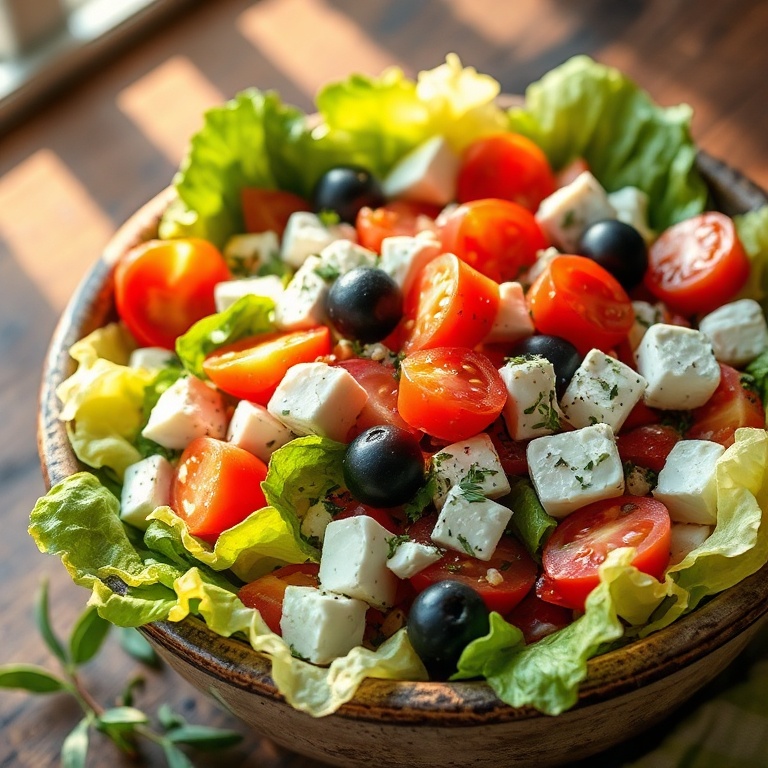 Easy Mediterranean Greek Salad