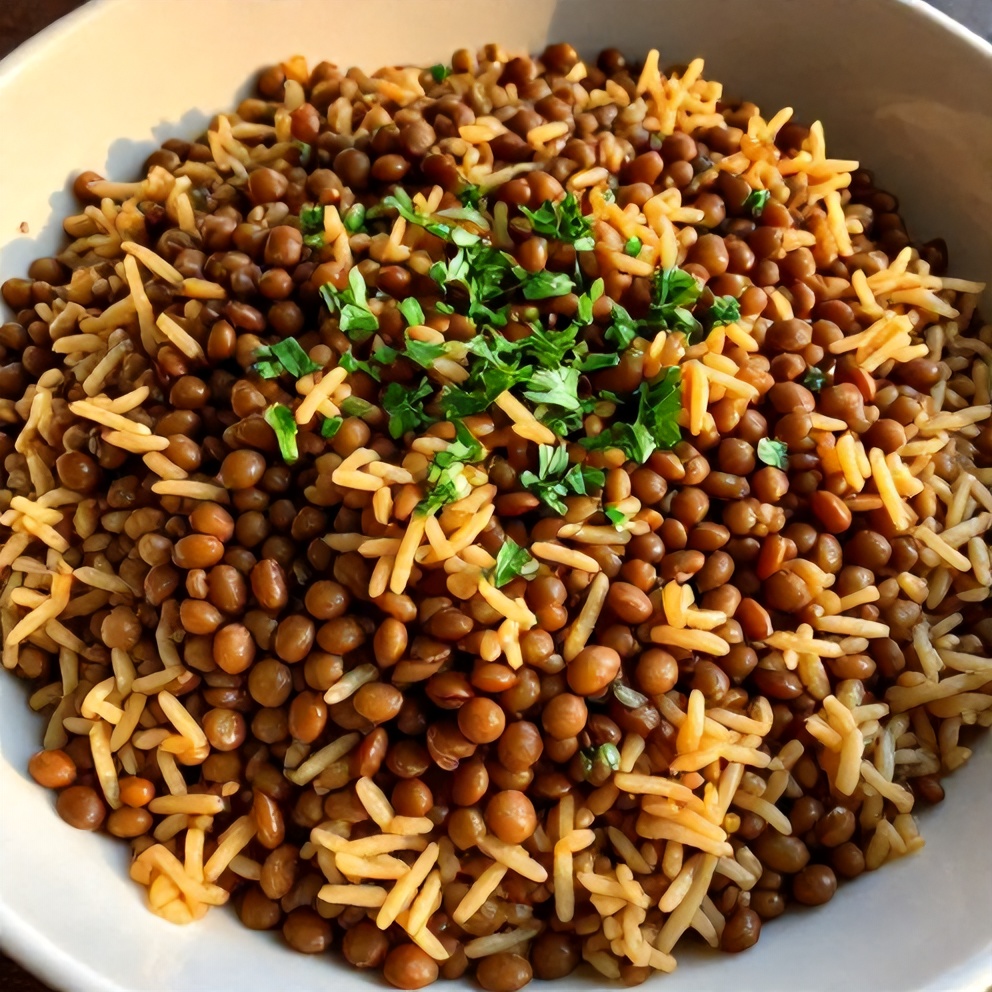 Easy Mujadara Dinner