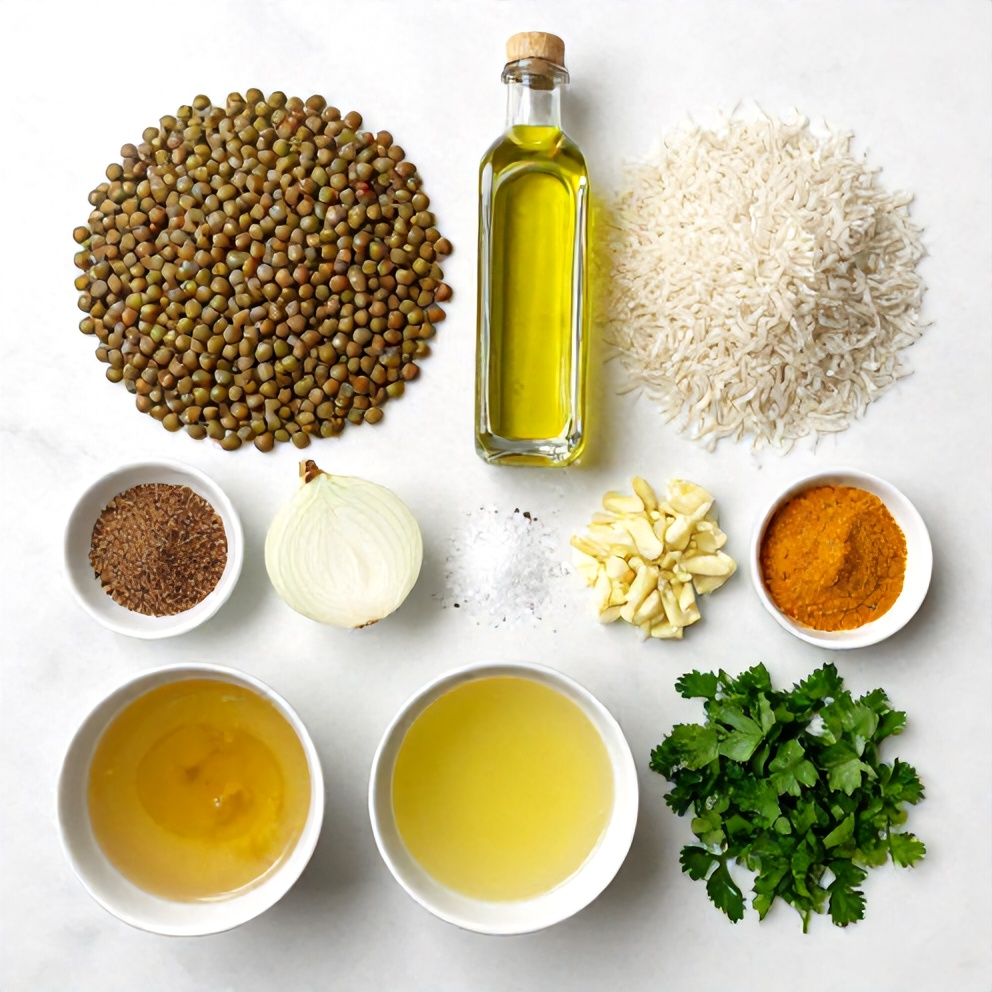 Mujadara Ingredients