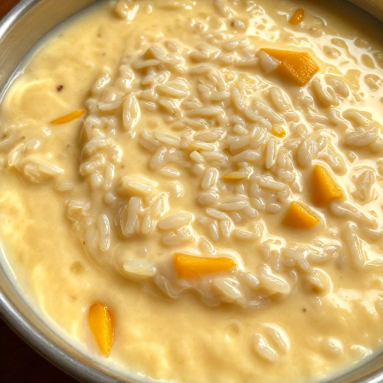 Easy No-Bake Mango Coconut Rice Pudding
