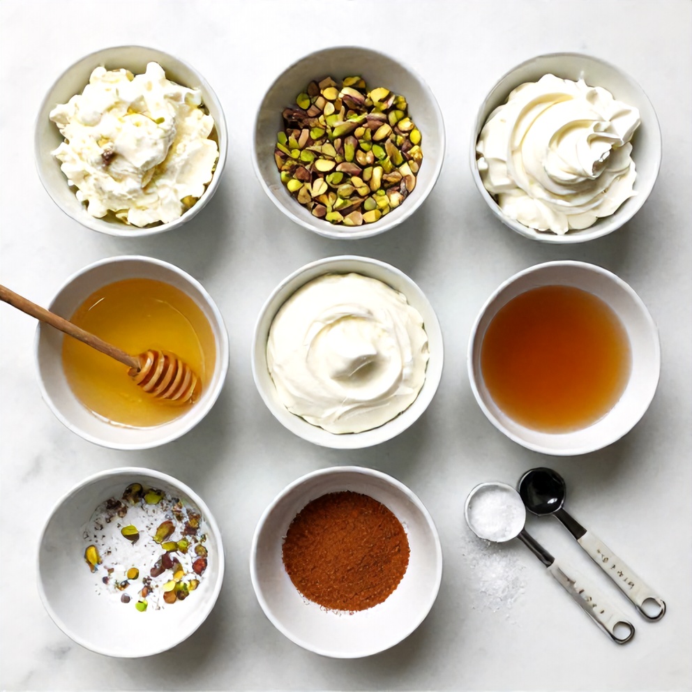 Ingredients for No-Bake Ricotta Cups