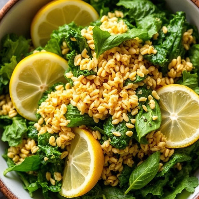 easy orzo kale salad