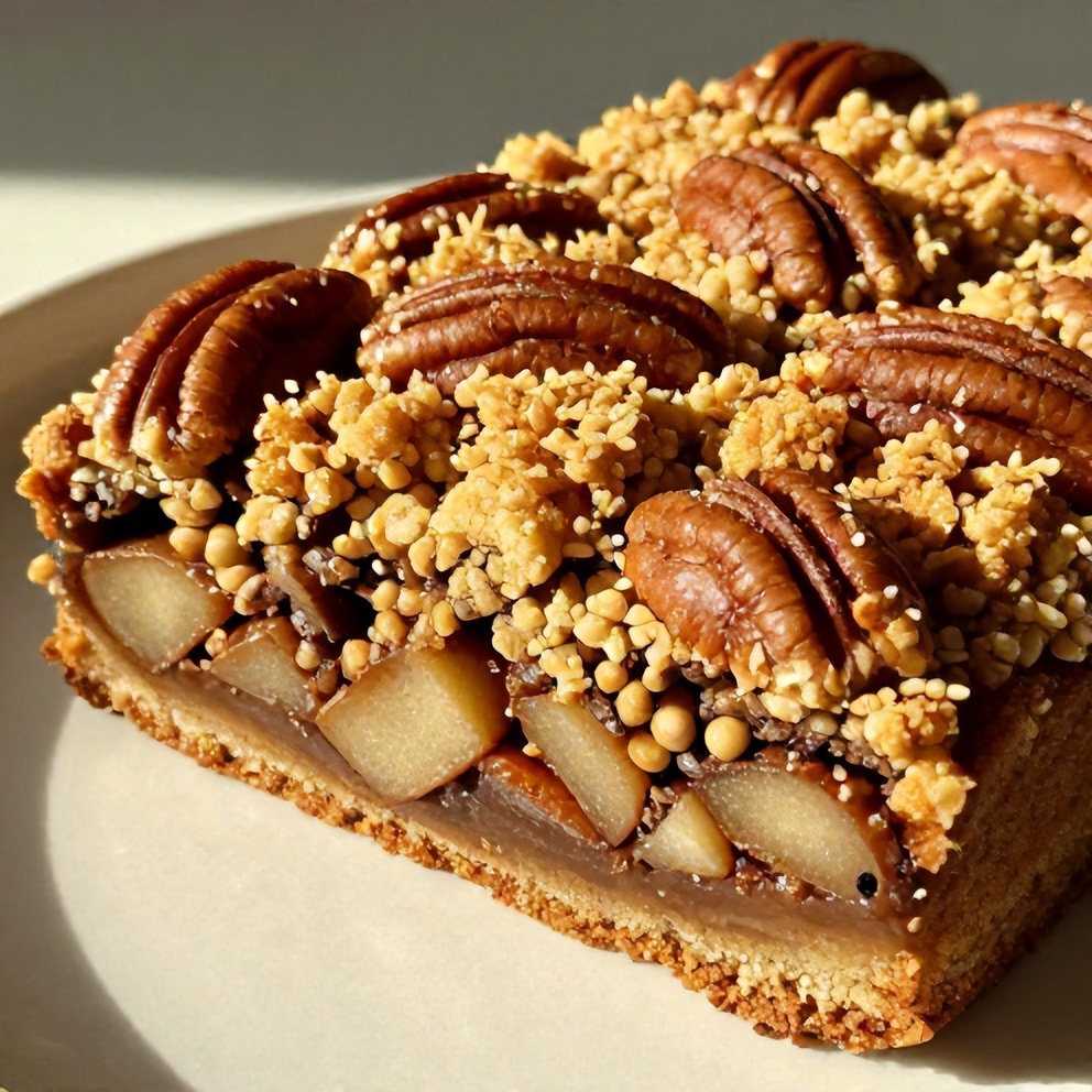 Easy Pecan Apple Crisp Coffee Cake
