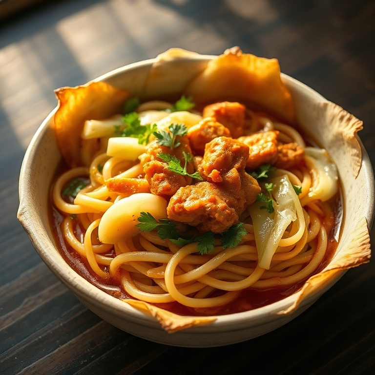 Easy Potsticker Noodle Bowl