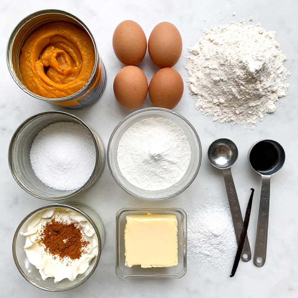 Pumpkin Roll Ingredients