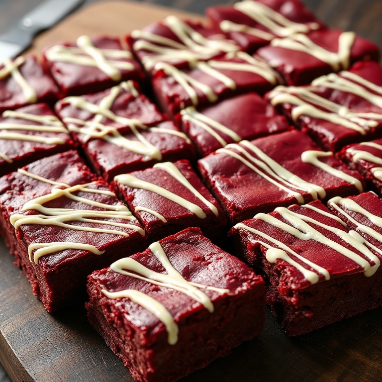 easy red velvet brownies
