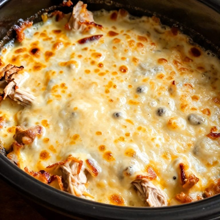 Easy Slow Cooker Buffalo Chicken Dip