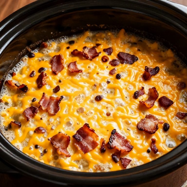 Easy Slow Cooker Cowboy Casserole