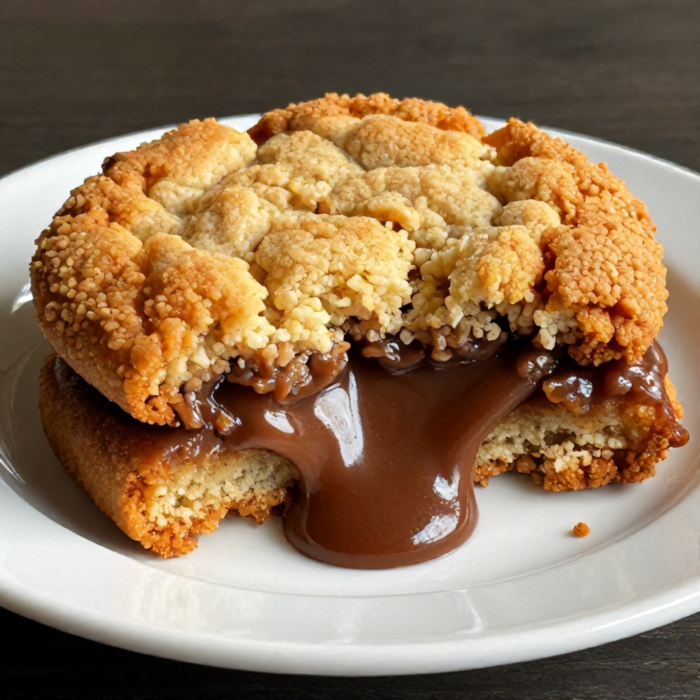 S’mores Cookie Cake on a dessert plate