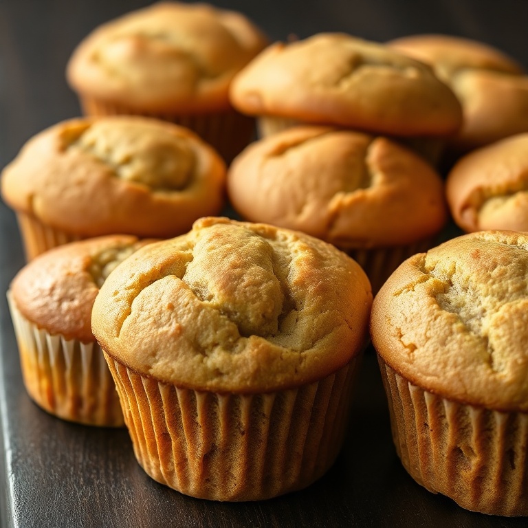 Easy Sourdough Banana Bread Muffins
