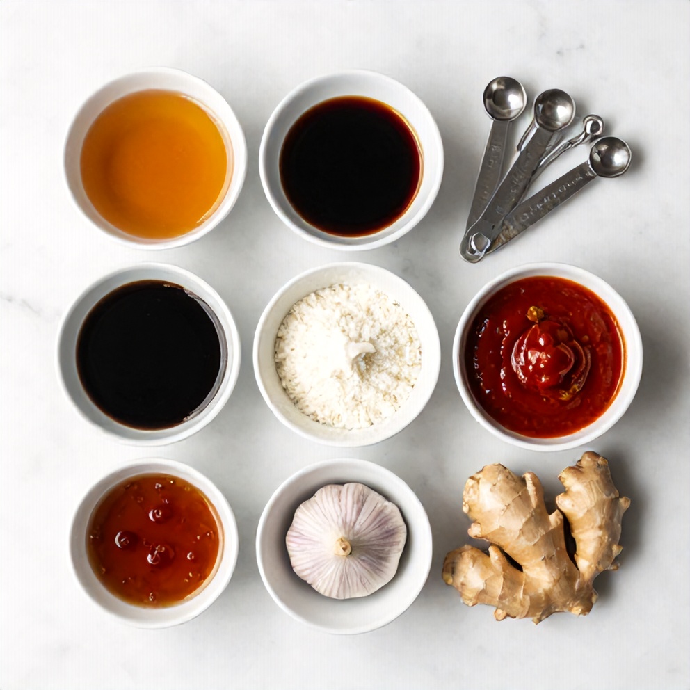 Easy Spicy Honey Soy Sauce Ingredients