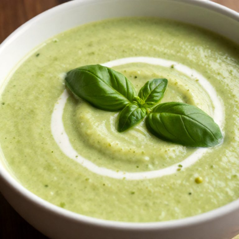 Easy Spring Zucchini Basil Soup