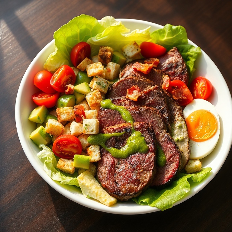 easy steak cobb salad