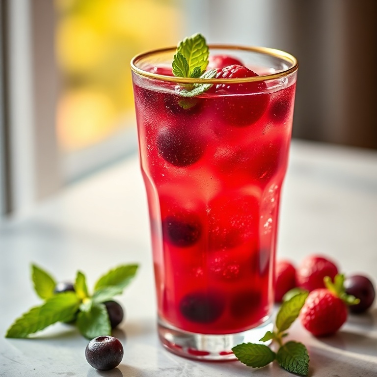 Easy Stranger Things Berry Cocktail