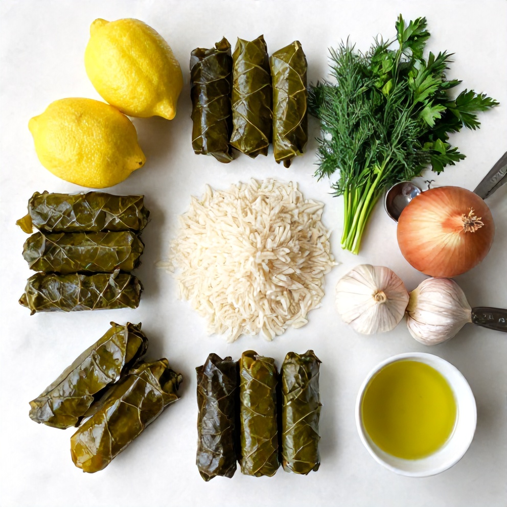 Easy Stuffed Grape Leaves Ingredients