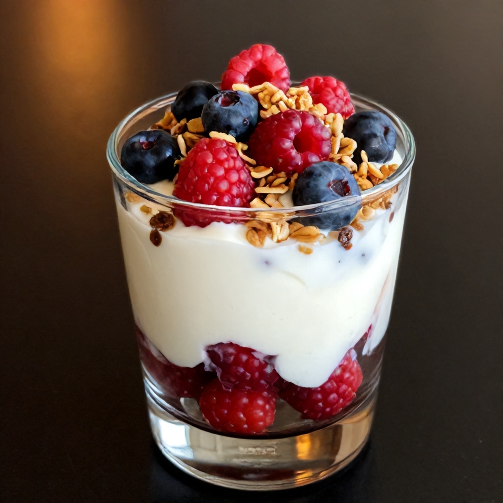 Easy Summer Yogurt Parfait with Fresh Berries and Honey