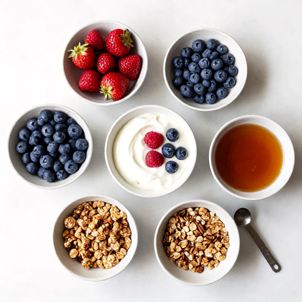 Ingredients for Easy Summer Yogurt Parfait